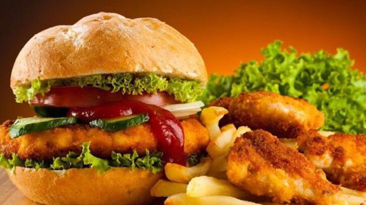 Skadelig fastfood